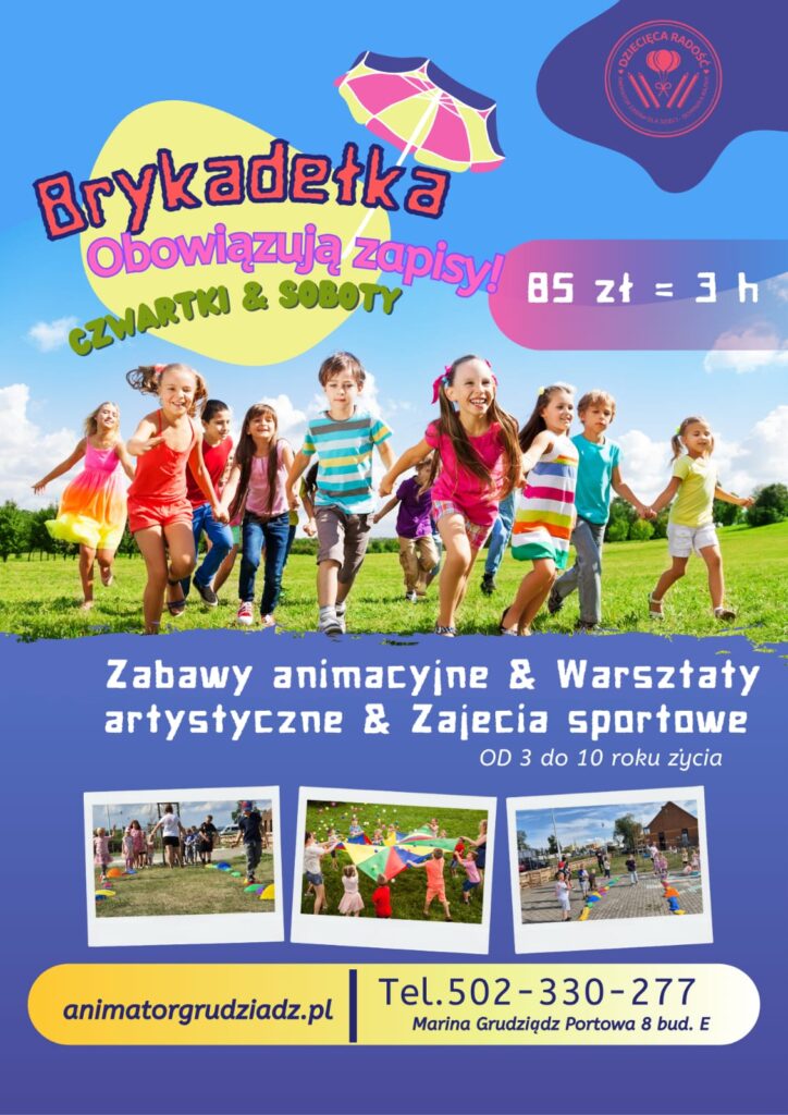 wakacyjne zajęcia dla dzieci 3–10 lat